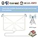 TV Antenna, Indoor Amplified HDTV Antenna 50 Mile Range with Detachable Amplifier Signal Booster and 16.5FT High Performance Coax Cable, Upgraded Version Better Reception