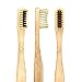 The Dirt Charcoal Infused Bamboo Toothbrush - Biodegradable Natural Toothbrush with Soft Bristles - Eco-Friendly Oral Care Must-Have for a Brighter Smile (Single Pack)