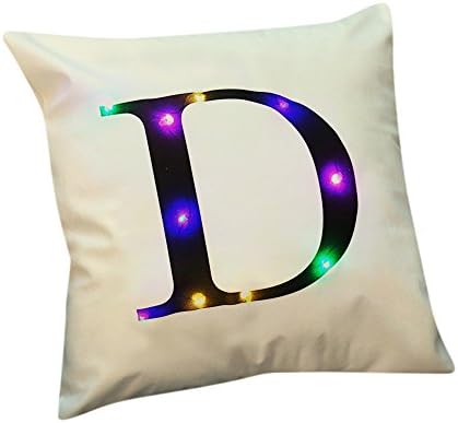 シンプル 新作製品 世界最高品質人気 クッションカバー 英語 45cmx45cm レター D 激安超特価 単三電池 クリスタルスーパーソフト生地 100 品質保証 クリスマス飾り 黒 ホームオフィスショップ居間を飾るhuajuan 正規品送料無料 45cmx45cm ピローケース 枕カバー D