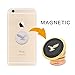 Portable magnetic universal car mounts cellphones holders mini size telephone stand for IPHONE Samsung and smart mobiles phones tablets in automotive (golden+eagle)