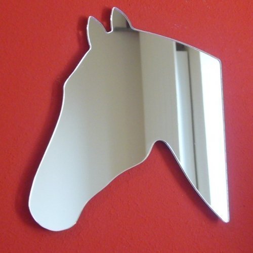 Sendmeamirror Horses Head Mirror 12cm x 10cm