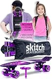 SKITCH Complete Skate Board for Kids 8-12 4-6-8-10