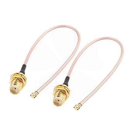 Ugtell SMA Male To Male Couple Jack Coaxial Cable Adapter Connector for CCTV