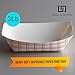 Disposable Paper Food Trays 3Lb-Heavy Duty, Grease Resistant 100 Pack. Red Check Tray Disposable Durable, Ideal for Festival Holds Treats Like Hot Dogs, Fries, Nachos
