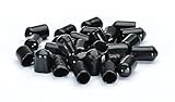 Dust cap ST fiber-optic cables 100-pack, Black Rubber