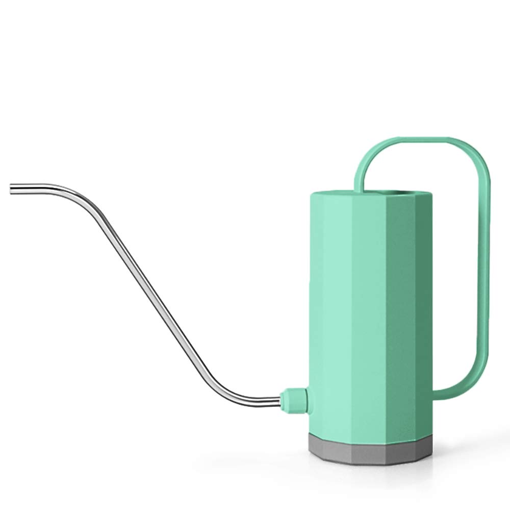 THEKBS Plastic Watering Can, Modern Style Watering Pot with Long Spout, Small Size for Bonsai Indoors and Outdoors, 40oz/1.2L