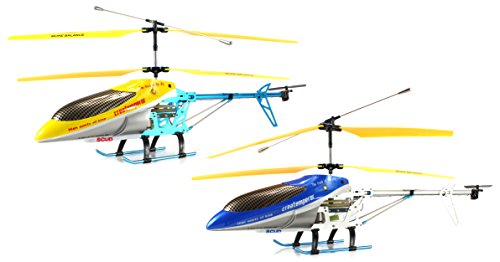 (COMBO) Sky Emperor SCUD Electric RC Helicopter 2-Pack Combo Deal, Huge Size High Performance Brushless Gyroscope 3.5CH RTF (Colors May Vary) (COMBO) Sky Emperor SCUD Electric RC Helicopter 2-Pack Combo Deal, Huge Size High Performance Brushless Gyroscope 3.5CH RTF (Colors May Vary)