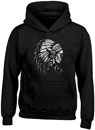 SM Wear Indian Skull Headdress Hoodie Native American Sweatshirts