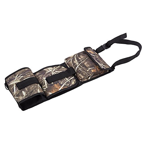 LIVIQILY Front Seat Storage Gun Sling Bag Car Seat Back Shotgun Rifle Rack Case Hunting Gun Holsters Pistols Organizer with Pockets (Black) - Thumbnail 4