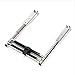 Hoffen 2 Step Boat Ladder Stainless Steel Telescoping 2 Step Pontoon Boat Ladder Folding Ladder Dock Swim Ladder for Marine Boat Yacht