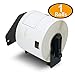 BETCKEY - Compatible DK-1202 (2-3/7" x 4") Replacement Shipping Labels,Compatible with Brother QL Label Printers[1 Rolls/300 Labels with Refillable Cartridge Frame] primary