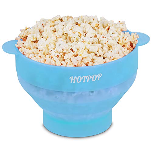The Original Hotpop Microwave Popcorn Popper, Silicone Popcorn Maker