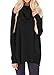 Shawhuwa Womens Cowl Neck Ribbed Long Sleeve Knit Pullover Sweater