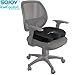 Sojoy Gel Seat Cushion for Office Chair Memory Foam Seat Pillow for Back Pain Relief,Gel Cushion for Office Chiar,Car,Home (18 x 14 x 3 inches)