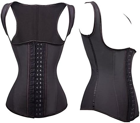 DesirePath Latex Waist Trainer Corset Waist Cincher Vest Body Shaper Waist Trainer Belt for Women Plus Size