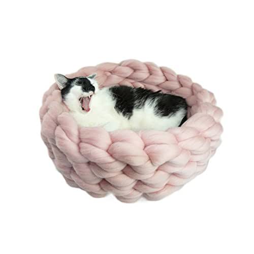 wool cat bed