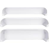Genukraft 29325760166 RV Fridge Door Shelf Replacement Kit, Fit for Dometic DM2652 DM2852 RM Series Fridges 3 Pack White Freezer Upper Bottom Door Bin Snap-In Food Grade Replacement