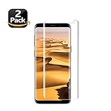 LEDitBe Samsung Galaxy S9 Screen Protector,[2 Pack][3D Curved Tempered Glass] [Case Friendly][Full Coverage][Anti-Scratch][Bubble-Free] Screen Protector Film Compatible with Samsung Galaxy S9[Clear]