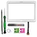 Prokit Compatible for Samsung Galaxy Tab 4 10.1 SM-T530 T531 T535 White Touch Screen Digitizer Panel Glass Replacement Part + PreInstalled Adhesive with SlyPry Tools kit