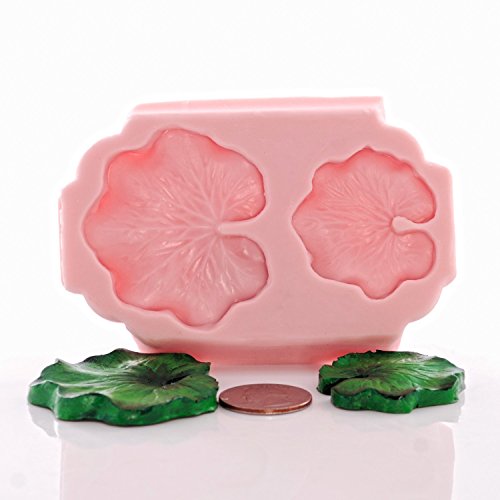 Lily Pad Flexible Silicone Mold, Fondant, Candy, Chocolate, Food Safe, Polymer Clay, Resin Mold, Epoxy and so much more. Food Safe, Craft Mold Flexible and Easy to Use. - Thumbnail 2