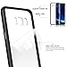 KADES Galaxy S8 Plus Case, Ultra Thin Shock Protection Scratch Resistant Cover Protective Case for Samsung Galaxy S8+ with Excellent Grip Rubberized TPU Bumper Hard PC Back (Black/Clear)
