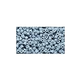 Miyuki Delica Seed Bead 11/0 DB1139, Opaque Gray, 9-Gram/Pack