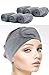 Sinland Spa Headband for Women 6 Counts Adjustable Makeup Hair Band with Magic Tape,Head Wrap for Face Care,Makeup and Sports