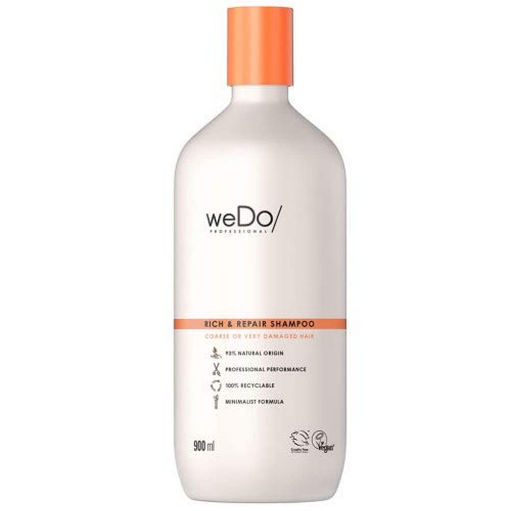 weDo/Professional Rich & Repair Shampoo for Strong, Unruly or Very Damaged Hair, 900 ml