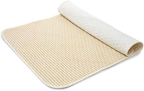 Changing Pad - Portable changing pad 100% Cotton Waterproof Diaper Changing Padding Multi-function Changing Mat (Brown)