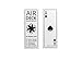 Tip Top Things Air Deck - The Ultimate Travel Playing Cards (White)