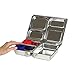 PlanetBox Accessories - Eco-Friendly Stainless Steel Bento Lunch Box (Pods + ColdKit + Utensils, Launch/Shuttle Compatible)