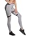 Ferbia Womens Leggings Workout Fitness Black Printed Capri Yoga Pants Cute Heart Shape Tights