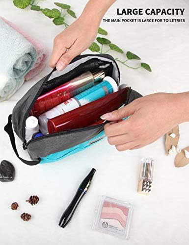 GOX Travel Toiletry Bag,Dopp Kit Case,Ultra-Light Cosmetics Bag Makeup Organizer (Turquoise) 3 GOX Travel Toiletry Bag,Dopp Kit Case,Ultra-Light Cosmetics Bag Makeup Organizer (Turquoise)