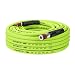 Flexzilla Air Hose with ColorConnex Industrial Type D Coupler and Plug, 3/8 in. x 50 ft, Heavy Duty, Lightweight, Hybrid, ZillaGreen - HFZ3850YW2-D