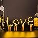 LRCXL Set of 10 Wine Bottle Cork Lights - 18inch/ 47cm 10 LED Silver Wire String Starry LED Lights for Bottle DIY Wedding Centerpieces Graduation Party Engagement Decorations(Warm White)