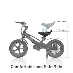 iSintek 2-in-1 Electric Bike for Kids Ages