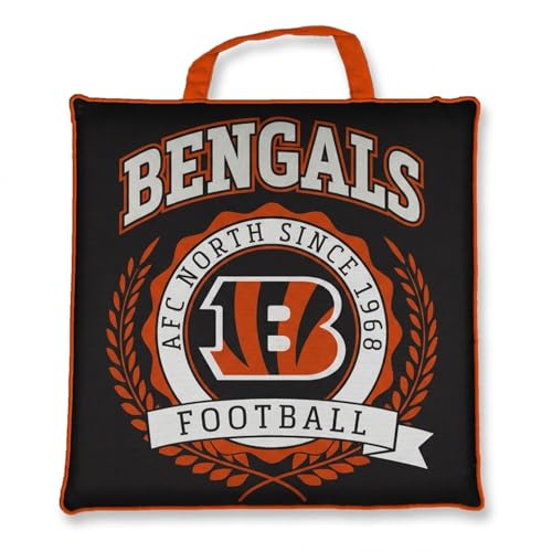 Proformance Home NFL Cincinnati Bengals Crest Logo Stadium Cushion