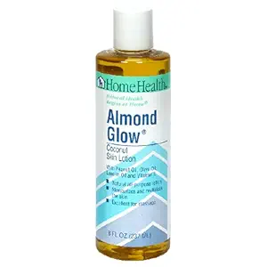 Home Health Coconut Skin Lotion, Almond Glow, 8 Fluid Ounces (237 ml) (Pack of 4)