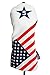USA 3, 5, X Headcover Patriot Golf Vintage Retro Patriotic Fairway Wood Head Cover Fits All Modern Fairway Wood Clubs