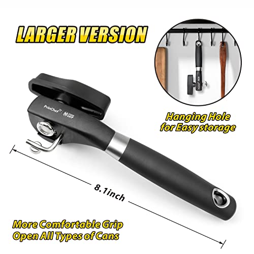 PrinChef Can Opener Smooth Edge, Safety Can Opener Manual Side Cut