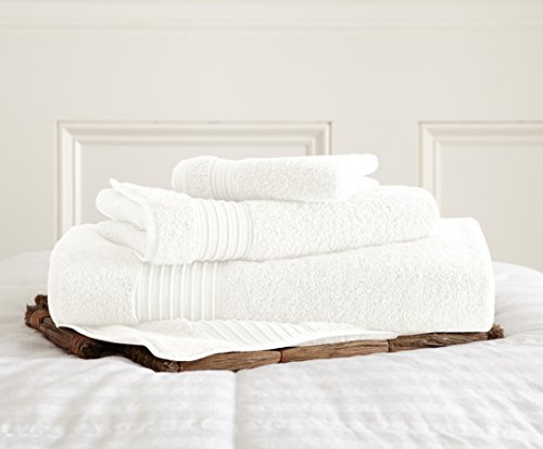 Amrapur Overseas | 3-Piece 100% Soft Brushed Turkish Cotton Hand & Bath Towel S…