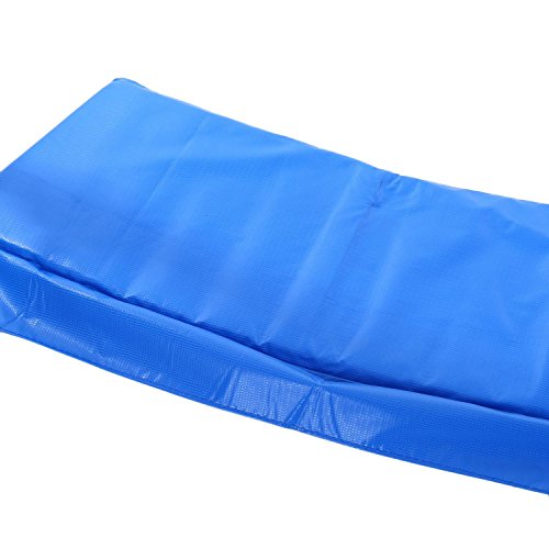 Benlet Heavy Duty Waterproof 10/12/14/15FT Replacement Trampoline Safety Pad Spring Cover Surround PVC Pad Foam Spring Cover Padding Pads (Blue, 15ft)