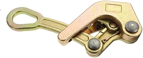 1T 2204Lb Alloy Steel Cable Pulling Jaw Grip Haven Grip Strand Wire Rope