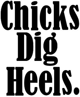 Chicks Dig Heels WWE NXT Wrestling Wrestler Vinyl Decal Bumper Computer Sticker Cling