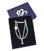 TQS Layered Necklaces Long Chain Hamsa Hand of Fatima Evil Eye Necklaces Pendant for Women Sliver