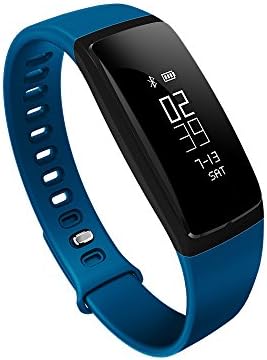 Blue V07 Waterproof Smart Bracelet Heart Rate Monitor Reminder Wristband Pedometer Sports Tracker Blood Pressure Bluetooth Health Armband Smart Watch