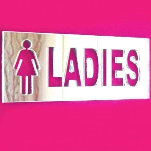Super Cool Creations Ladies Mirror Signs - 60cm x 25cm
