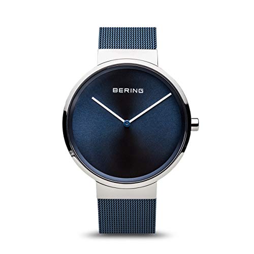 BERING-Time-Unisex-Slim-Watch-14539-307-39MM-Case-Classic-Collection-Stainless-Steel-Strap-Scratch-Resistant-Sapphire-Crystal-Minimalistic-Designed-in-Denmark