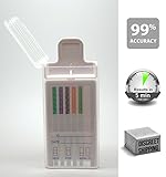 5 Pack of STATSWAB 4-Panel Saliva Oral Fluid Drug Screen - Most Hygienic Drug Test Available - Instant Results - Test For 4 Drugs
