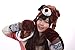 PULAMA Browndog Plush Animal Hat Costume Anime Cosplay Cap with Mittens - Fits Adults and Children - Perfect for Cold Breezy Winter Weather